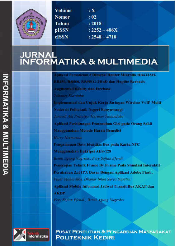 Jurnal Teknologi Informasi dan Multimedia Polinema