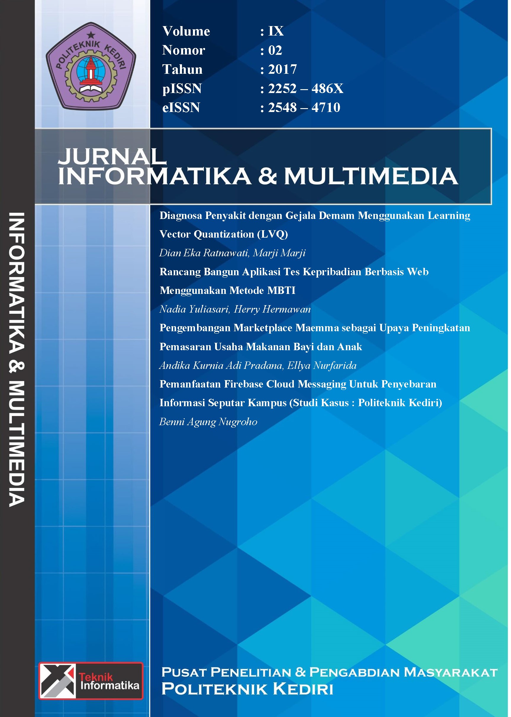 Jurnal Teknologi Informasi dan Multimedia Polinema