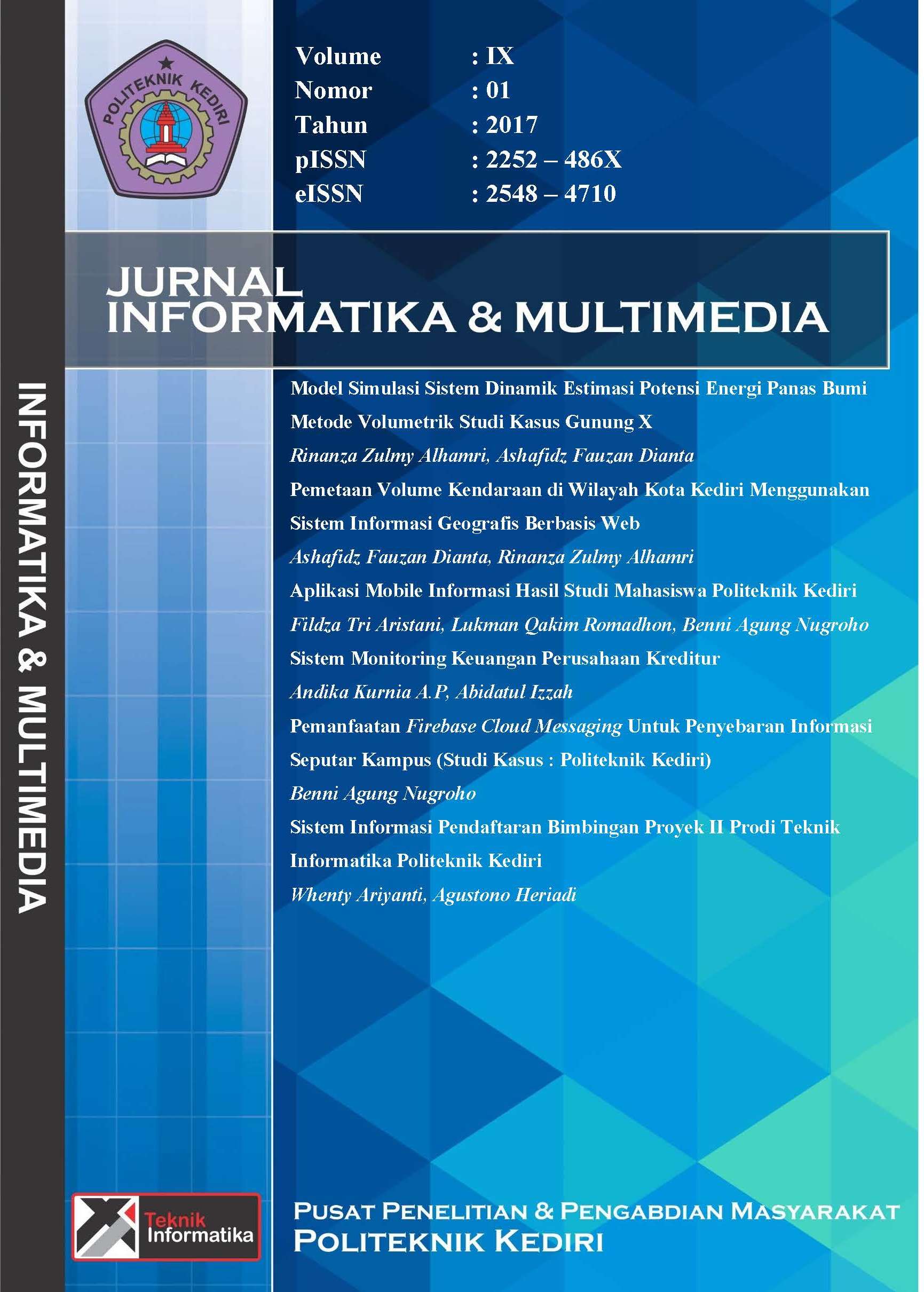 Jurnal Teknologi Informasi dan Multimedia Polinema